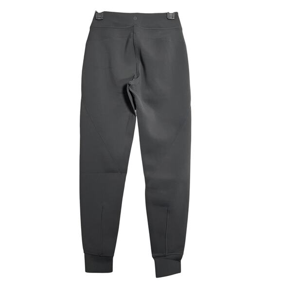 Lululemon Smooth Fleece Jogger Pants Size 2 Black High Rise Cozy Athleisure - Picture 2 of 8